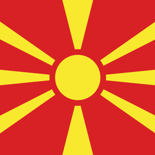 Flag of North Macedonia