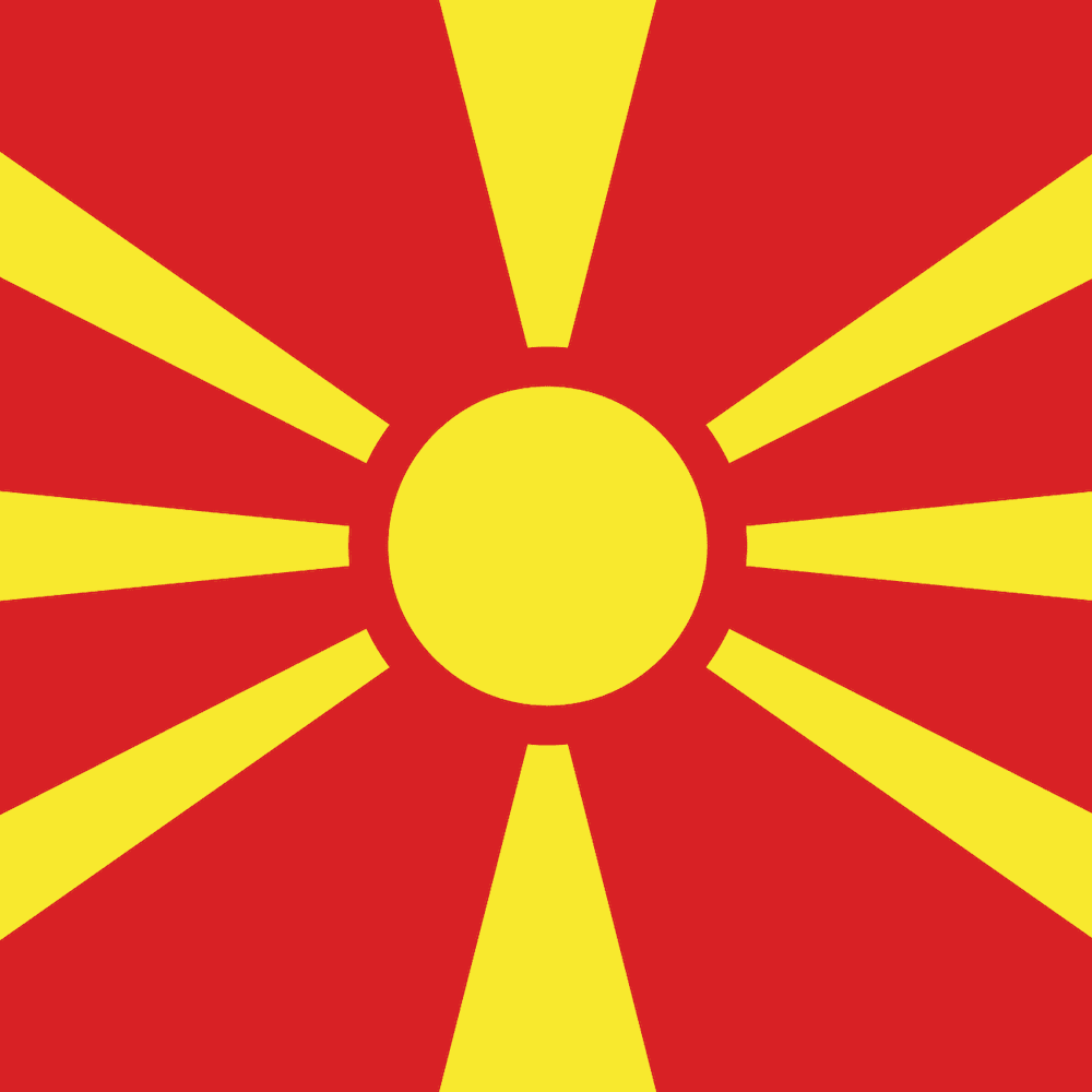 Flag of North Macedonia