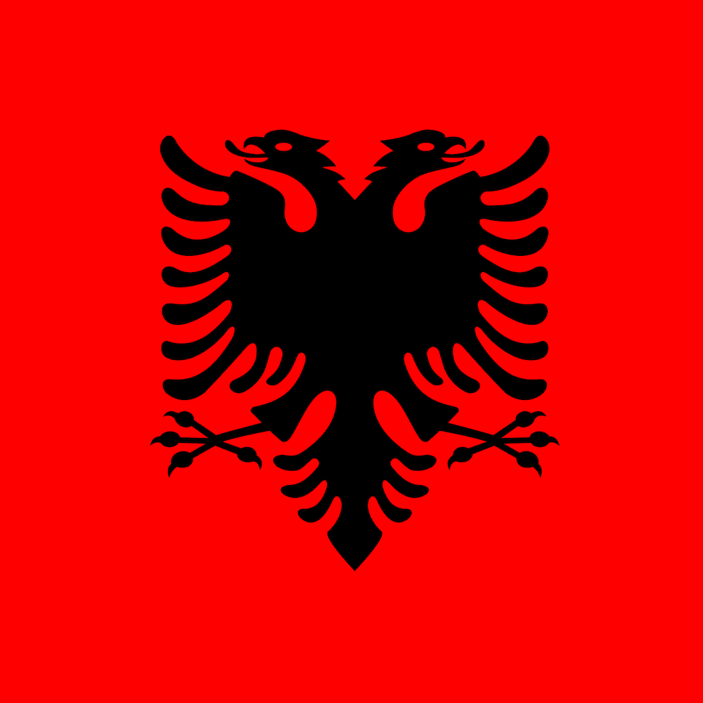 Albania's flag